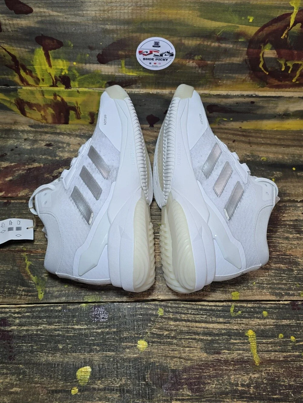 Adidas Crazyflight 6 Mid White Silver HP7030 Volleyball Shoes Womens Size 7,8,9